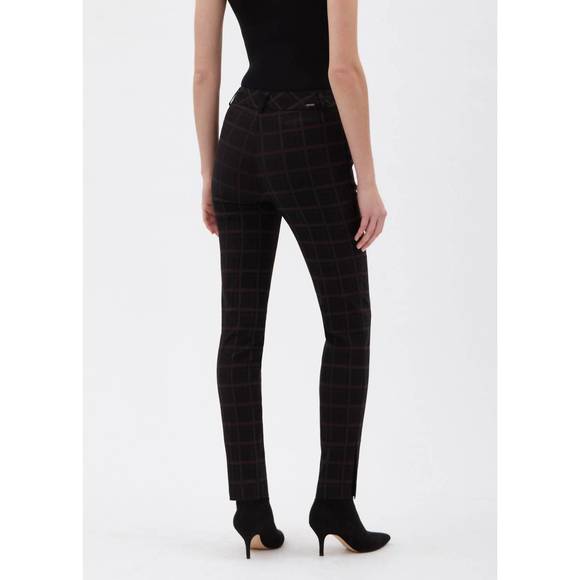 NEW UP! cardiff full length slim pant in black/grey cardiff plaid - Picture 3 of 3